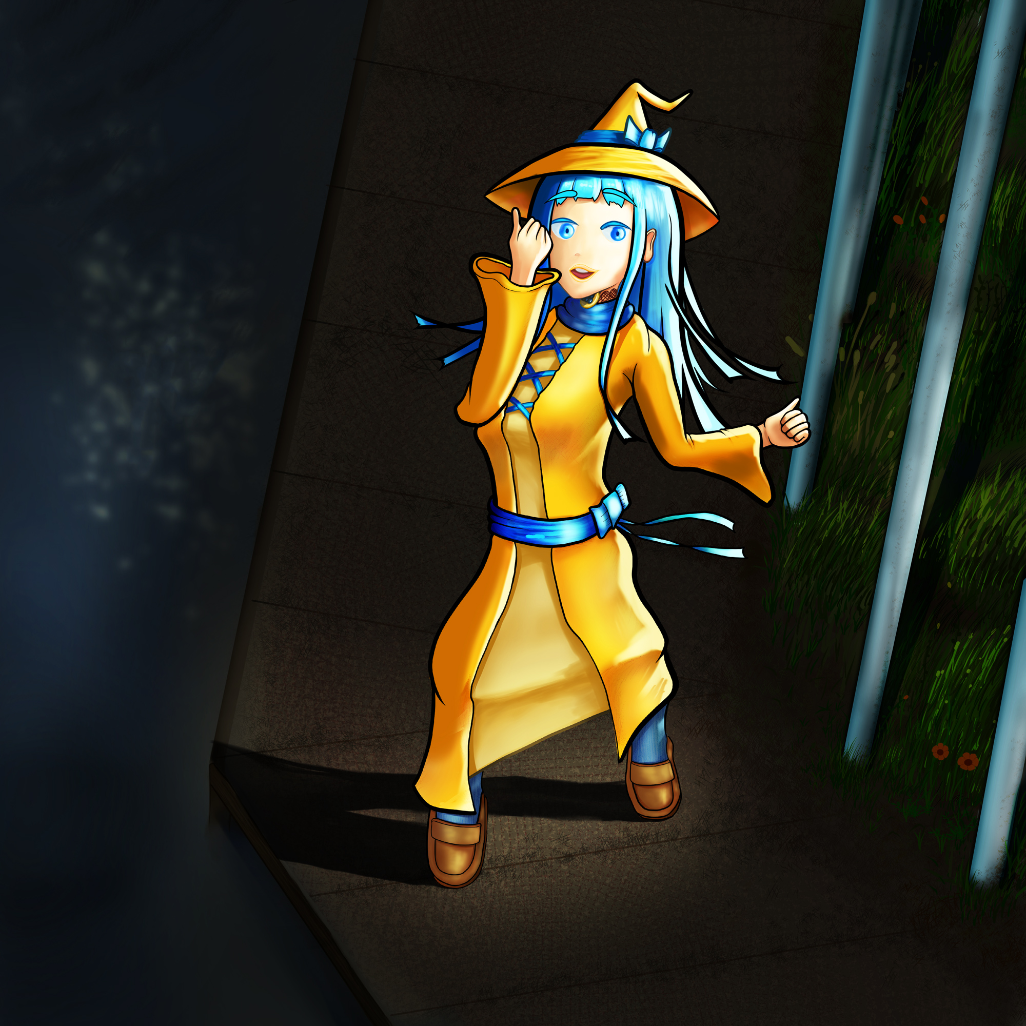 魔術師1 ポーズ ライティング実験